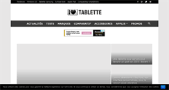 Desktop Screenshot of ilovetablette.com