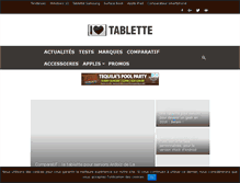 Tablet Screenshot of ilovetablette.com
